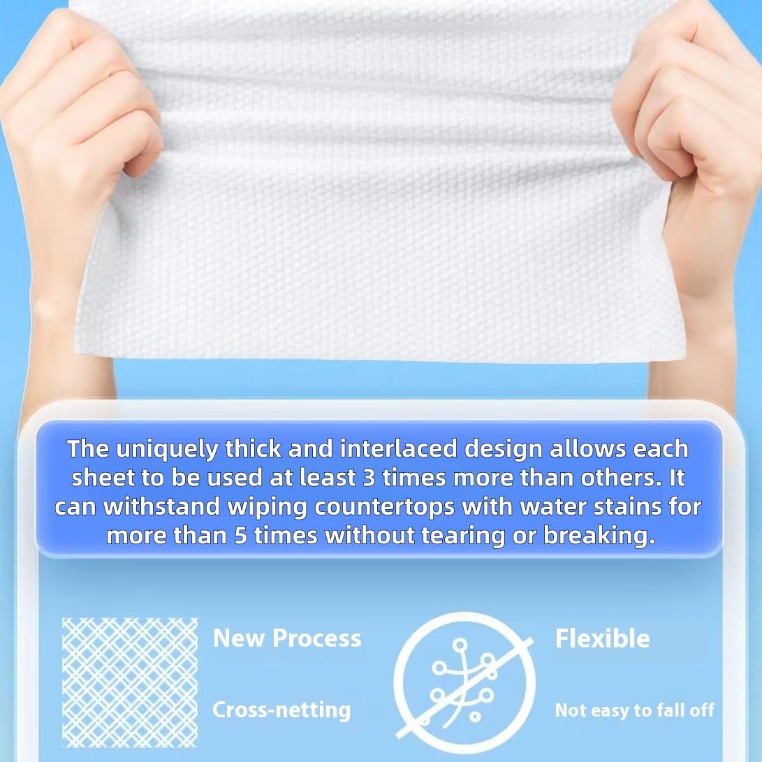 MIXUISEE-thick and soft Face Towels.Disposable face towel.100% Cotton facial cloths.Super thick 130%. Suitable for makeup removal and cleansing.and applicable to sensitive skin.(360 pieces)
