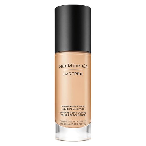 bareMinerals Barepro Liquid Foundation - Full Coverage SPF 20, Breathable, Natural Matte Finish, 24HR Wear