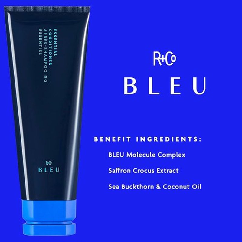 R+Co BLEU Essential Shampoo & Conditioner Set - Daily Cleansing & Lightweight Hydration for All Hair Types - Sulfate-Free - 8.5oz & 6.5oz (Pack of 2)