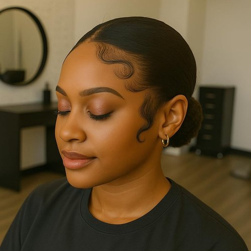 Edge Control Gel for Black Women (16 oz) | All Natural Professional Extreme Hold, High Shine Wax | Frizz & Flake-Free Organic Braiding Jam | For Curly Hair, Braids, Locks, Twists, Cornrows