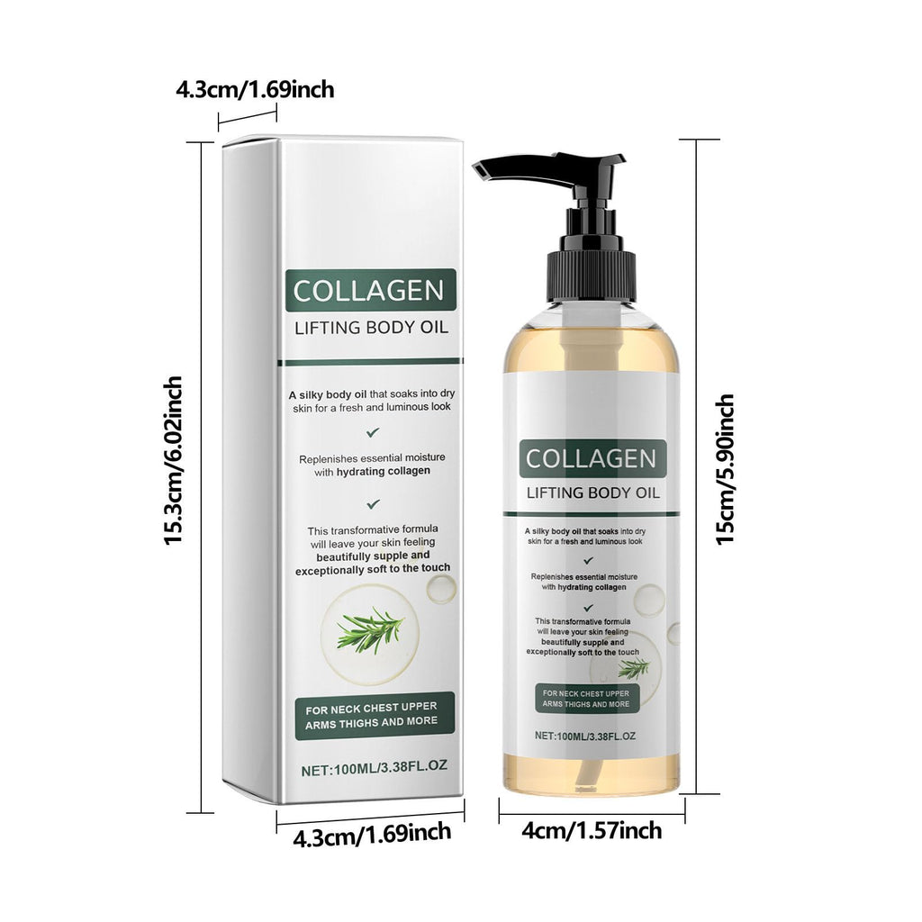 Hydrating Collagen Oil for Skin Tightening, Anti-Aging Body Moisturizer