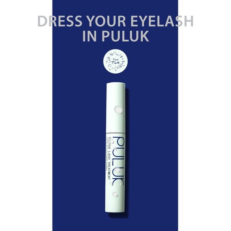 PULUK TOXTOX LASH TREATMENT 10ml & Mascara Wand 1pc, Lashes & Brows Care Solution, Eyelash Enhancing, Keratin Infused Volume Booster by HS International (Suero para Pestañas)