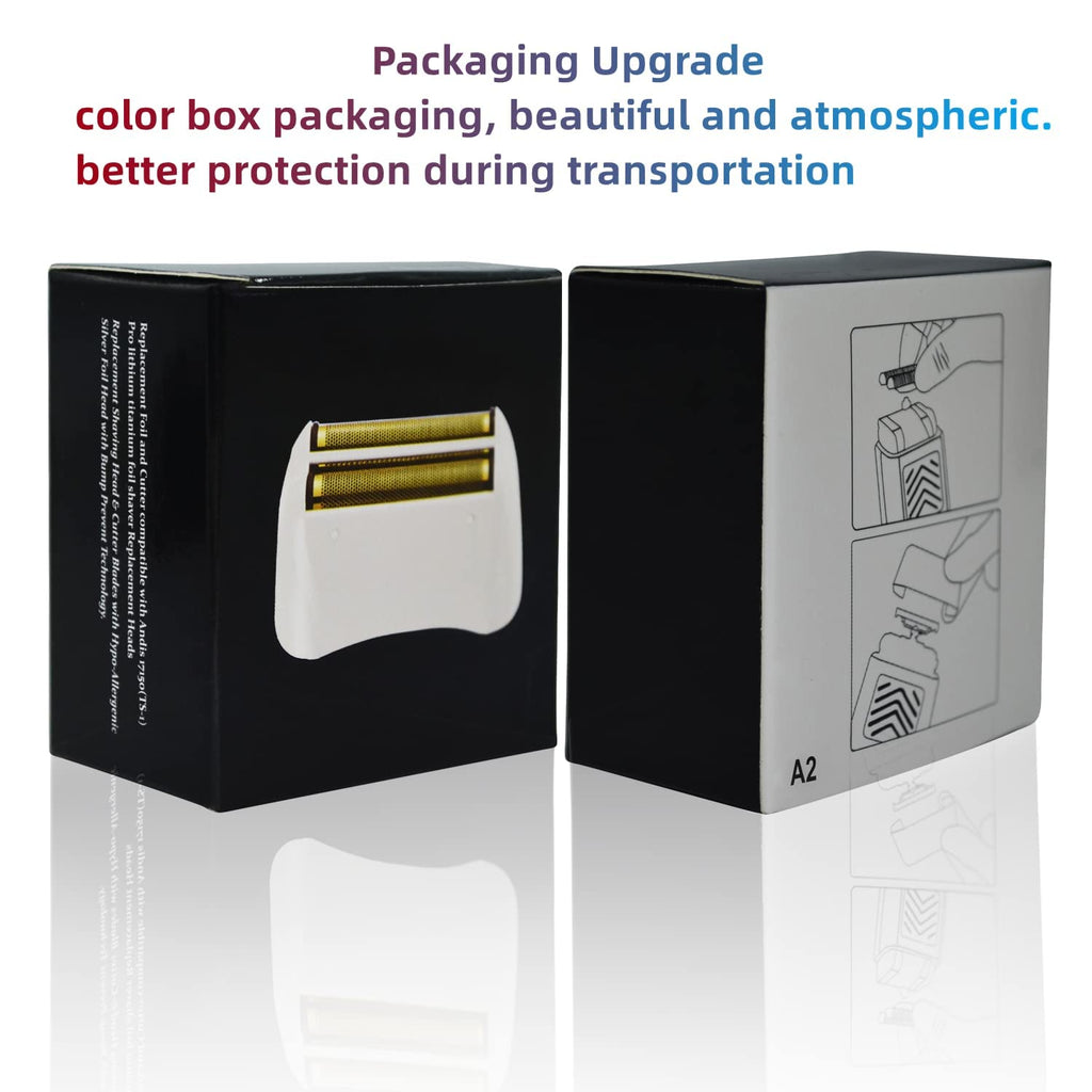 Shaver Replacement Pro Foil & Cutter,Compatible with andis TS-1 Shaver Head