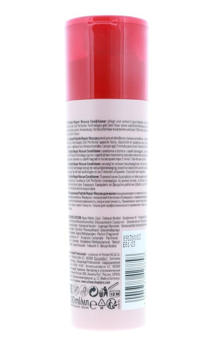 BC BONACURE Peptide Repair Rescue Conditioner, 6.7-Ounce