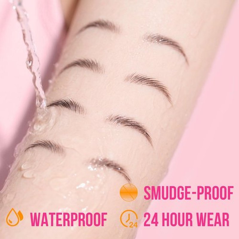 iMethod Curved Eyebrow Pen and Eyebrow Gel - Eyebrow Pencils for Women with Natural Hair Like Strokes, Brow Gel Clear for Soft Full Brows, Waterproof, All-Day Defined, Light Brown