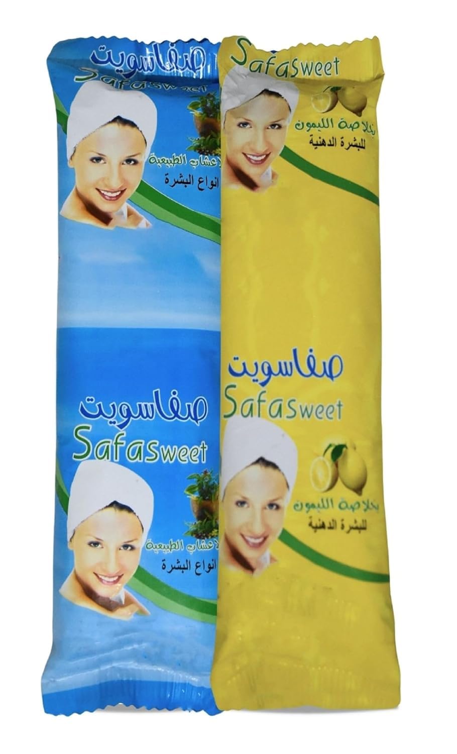 Sweet With Lemon Extract & Natural Herbals Wax Sugaring Paste Sugar Waxing Hair Removal All Body Parts Bikini Underarms Remover (2 Packets X 4.23 oz / 120 gm) Total : 8.46 oz / 240 gm)