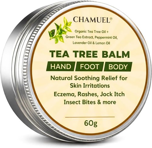 Skiennix Tea Tree Oil Balm - Soothing Itchy Skin Relief for Rashes, Bug Bites & More | Natural Formula, 1 Pack
