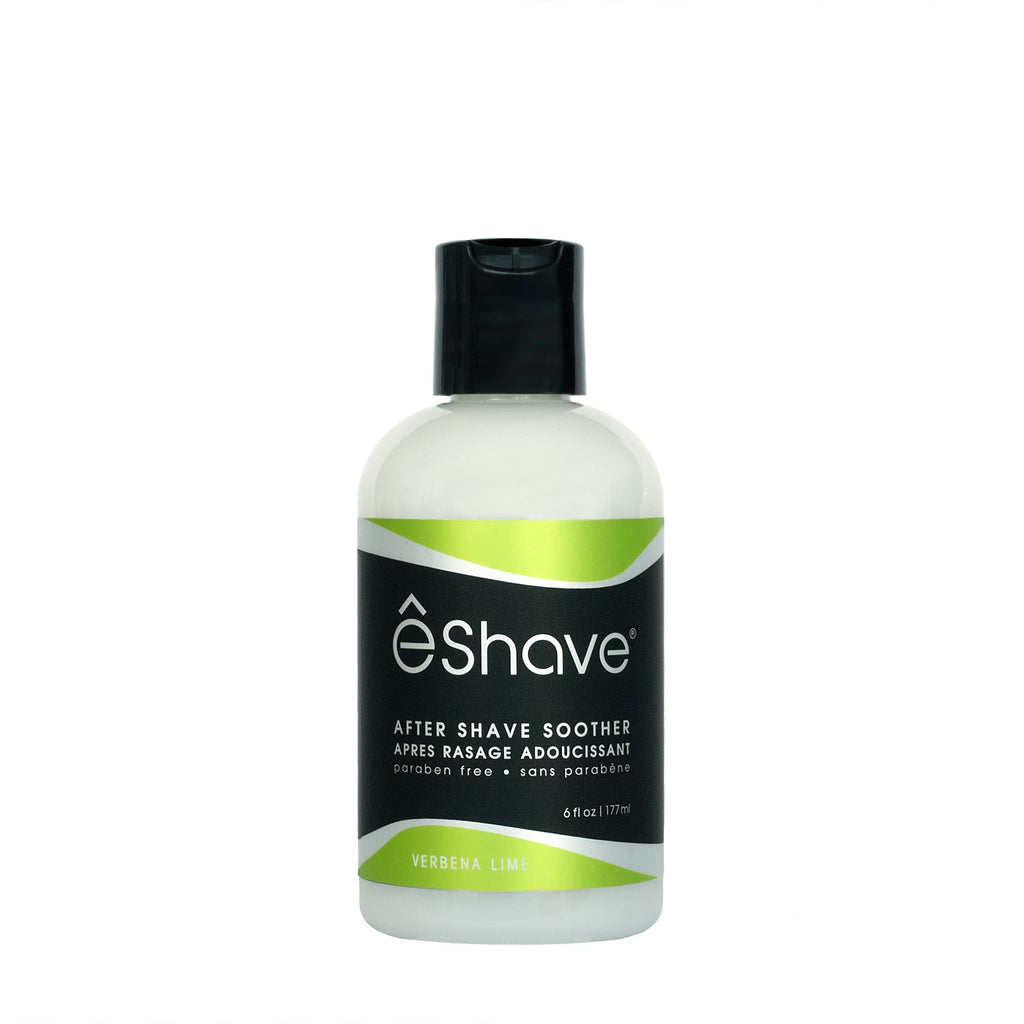 eShave Luxury After Shave Balm for Men-After Shave Lotion Soothes Razor Burn- Deep Moisturizes Skin- All-Natural Vegan After Shave Cream Energizing Verbena Lime 6 oz