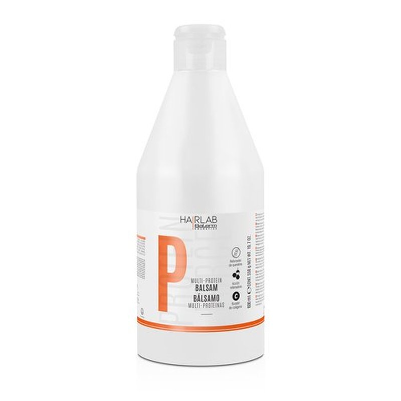 SALERM - Hair Conditioner - Multi-Proteins Hair Lab Balsam - 600 ml - Helps Strengthen and Repair Hair - Adds Volume - Paraben-Free