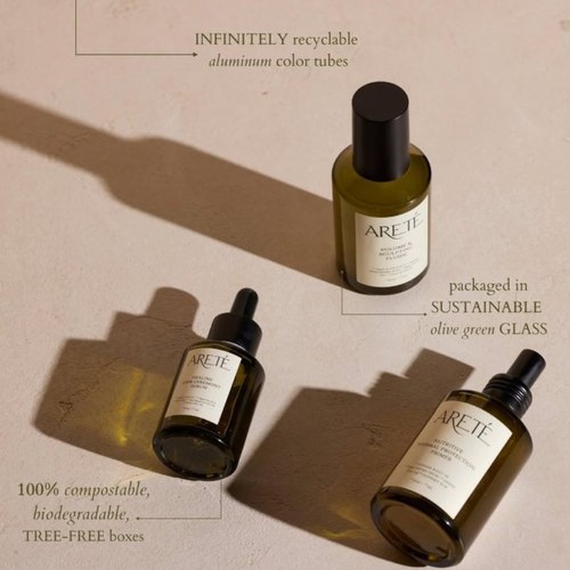 ARETÉ Cleansing Milk - 2 in 1 Shampoo & Body Wash for Sensitive Skin | Vegan & Cruelty-Free, 7.4oz