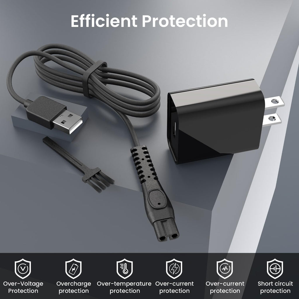 CGGXJP 5V Charger for Philips Norelco OneBlade 360 Shaver MG7910 QP2724