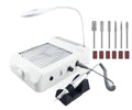 Nail Dust Collector- 4 in 1 Nail Dust Collector for Acrylic Nails-Electric Nail Drill 35000 RPM -80W Dust Collector for Nails - LED Table Light -GLHDDL-for Nail Salon and Everyday Home Use