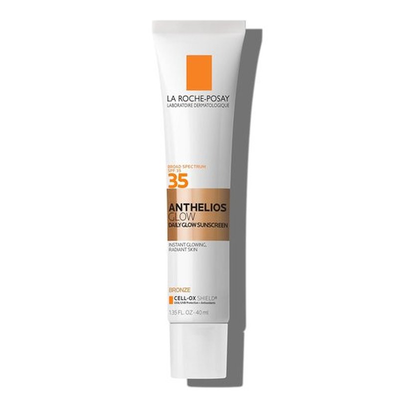 La Roche-Posay Anthelios Glow Tinted Sunscreen - SPF 35, Broad Spectrum, Lightweight, 24Hr Hydration, For All Skin Types