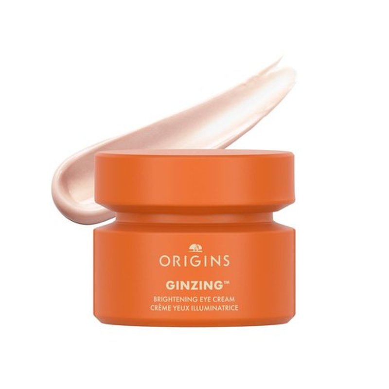 Origins GinZing Brightening Eye Cream - Reduces Dark Circles with Vitamin C & Niacinamide | 0.5 Fl Oz