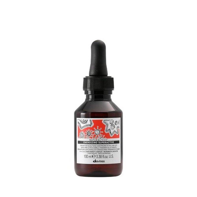 Davines Energizing Superactive Thickening Serum - Stimulates & Fortifies Thinning Hair | Travel Size 3.38 Fl Oz