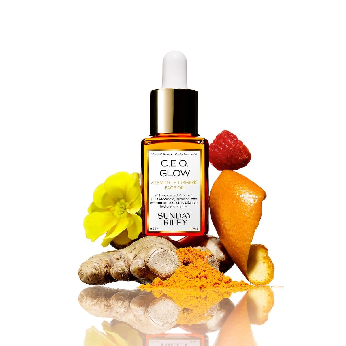 Sunday Riley C.E.O. Glow Vitamin C Turmeric Face Oil, 1.18 Fl Oz