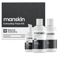 Natural Outcome Men's Skin Care Kit - Anti-Aging 3-Step Facial Regimen with Cleanser, Toner & Moisturizer