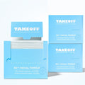 Takeoff Face Towels - Ultra Soft Disposable Makeup Remover Wipes | 10"×12", 150 Count, Compostable