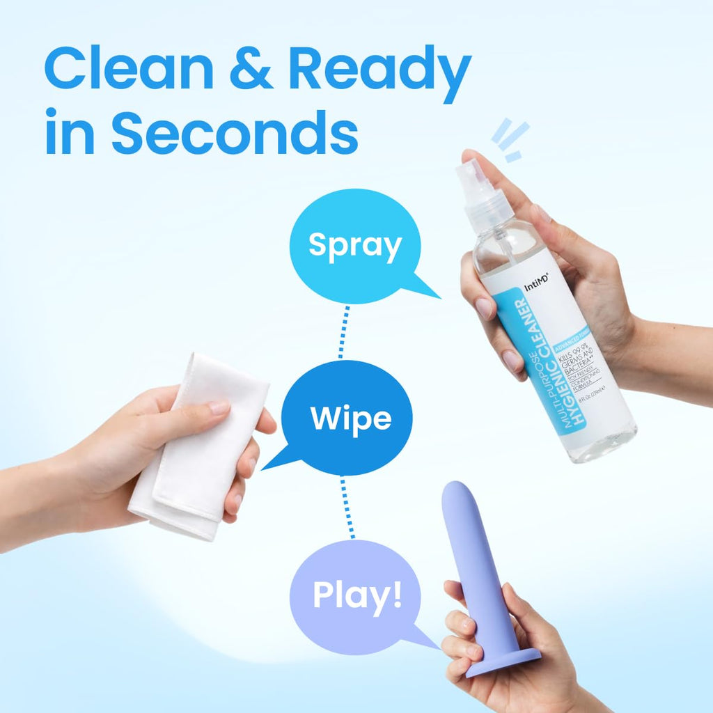 IntiMD Multi-Purpose Hygienic Toy Cleaner, Pro-Skin Formula, Silicone Safe
