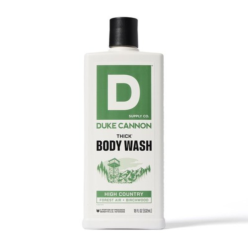 Duke Cannon Supply Co. THICK High-Viscosity Body Wash for Men the Scent Seeker Variety 4 Pack - Premium Ingredients, Plant-Based Thickeners, Superior Lather, Natural Exfoliate, 17.5 Fl Oz (4 Pack)