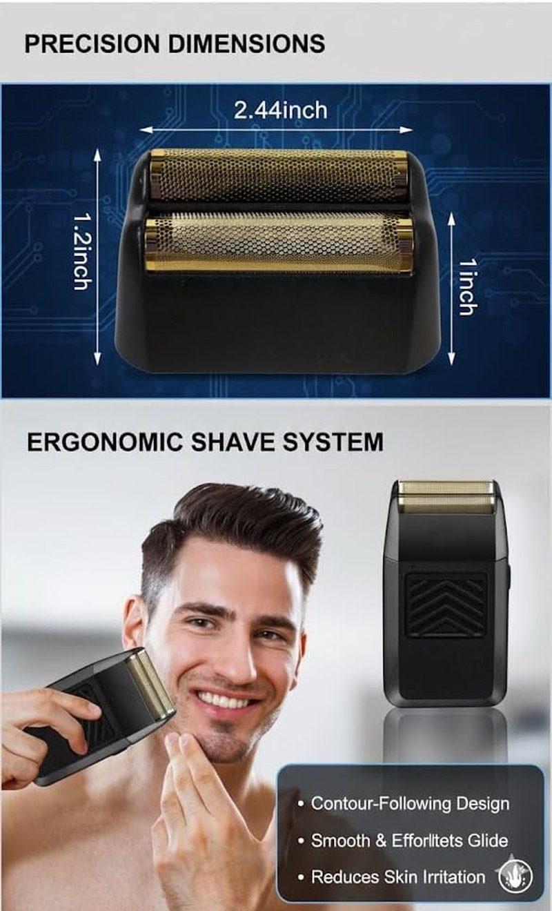 Wahl Professional 5-Star Shaver Replacement Gold Foil & Cutter Bar Assembly | Model #7043, Compatible with Finale