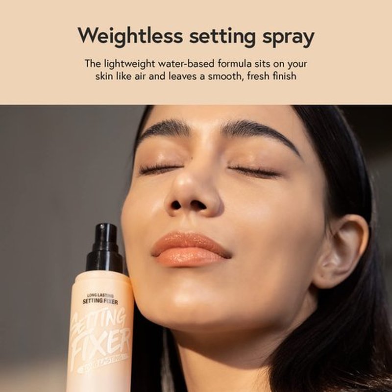 LUNA Long Lasting Setting Fixer Spray - Weightless Micro-Fine Mist for All Skin Types | 3.3 fl oz