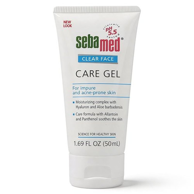 SEBAMED Clear Face Care Gel - Aloe Vera & Hyaluronic Acid for Acne-Prone Skin | 50mL Made in Germany
