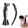 VBESTLIFE Back Shavers for Men, Body Shaver with Removable Extreme Reach Handle, Electric Back Hair Groomer, Wet and Dry Trimming
