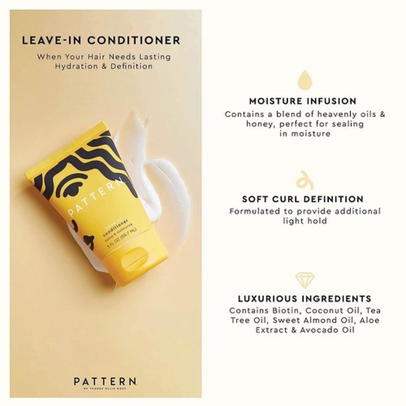 PATTERN Beauty Texture Travel Kit - Curly & Coily Hair Care Essentials | Includes Leave-In Conditioner, Intensive Conditioner & Cleansing Shampoo