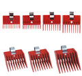 Speed O Guide Universal Clipper Comb Attachments Set of 7 (No. 000, No. 00 No. 0, No. 0a, No. 1, No. 1a, No. 2)