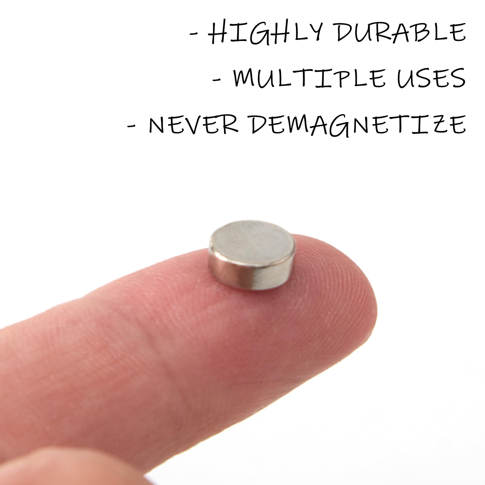 XEAOHESY 100pcs 8x3mm Mini Round Magnets for Acrylic Nail Clippers, Measuring Artificial Nail Length, Refrigerator Magnets, Neodymium Magnet for Crafts, Cabinets, Office Supplies