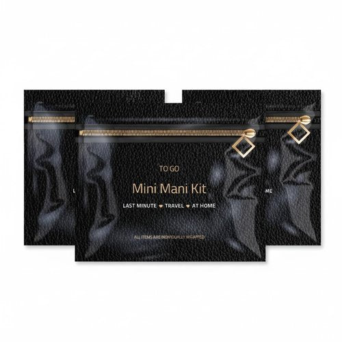Disposable Manicure Kit – One-Time Use Manicure Set with Nail Clipper, Buffer, File, Cuticle Stick & Remover Pad – Hygienic Grooming Kit for Travel, Gift Bags, or Emergencies (3)