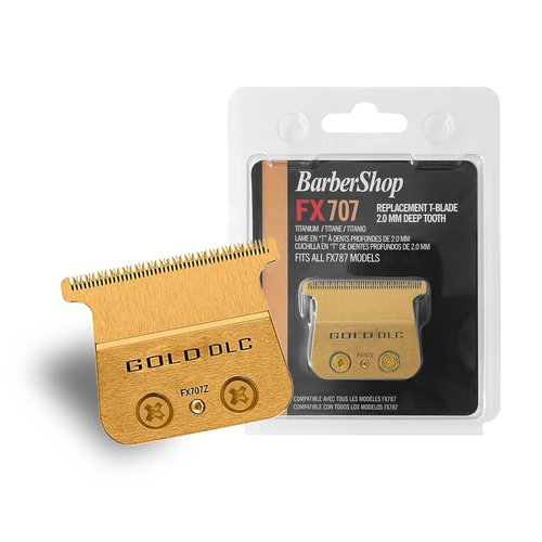 BaBylissPRO FX707Z DLC Replacement Blades - Compatible with FX787 & LoPROFX Trimmers | 2 Pack
