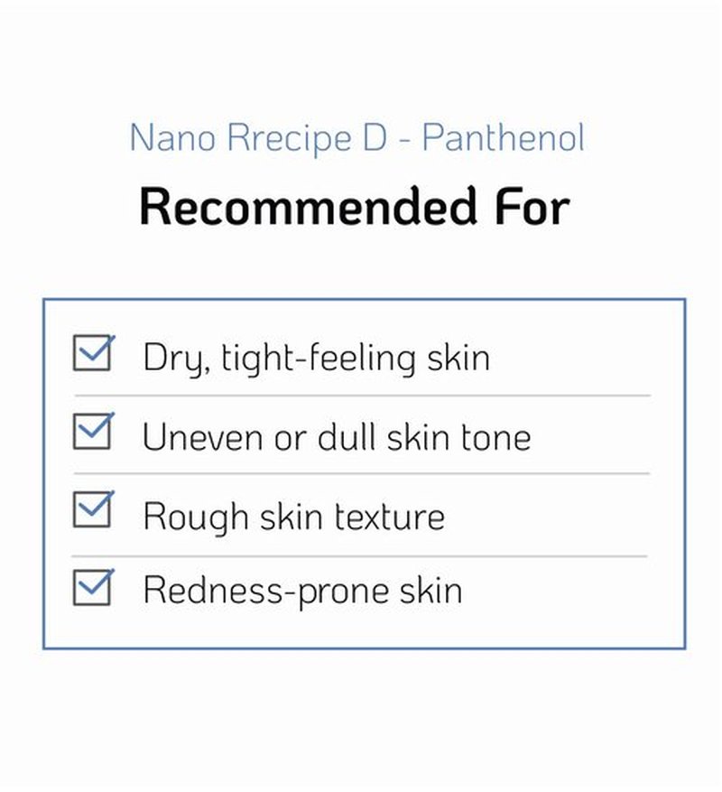 High-Potency Pure D-Panthenol for Intensive Hydration, Calming, and Skin Barrier Recovery with Only a Drop in Your Skincare and Haircare Routine 33g 1Fl Oz