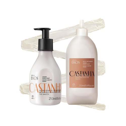 Natura Brazil Nut Liquid Hand Soap Refill - Moisturizing, Gentle Sulfate-Free Cleanser | 10.1 Fl Oz