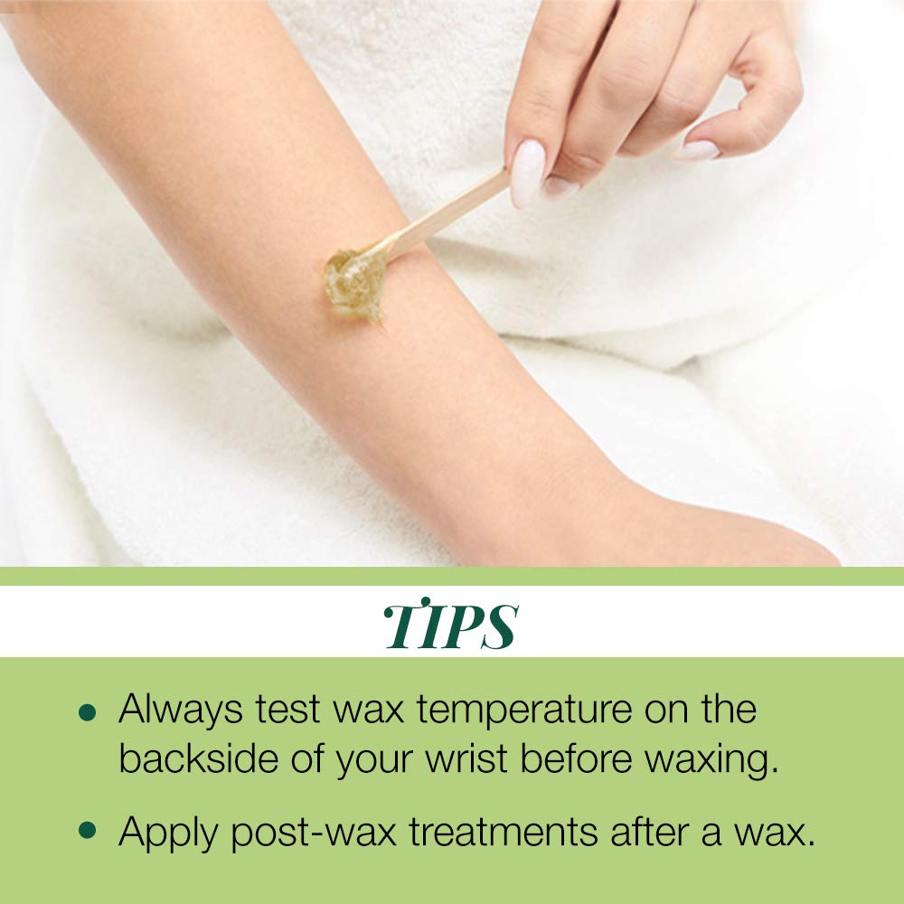 Clean + Easy Azulene Sensitive Soft Wax – Wax for Sensitive Skin Hair Removal, Gentle & Soothing Formula for Face & Body, 14 oz