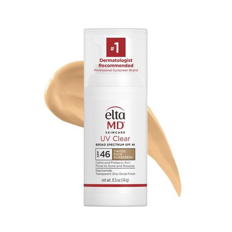EltaMD UV Clear Face Sunscreen SPF 46, Oil-Free Sunscreen with Zinc Oxide, Dermatologist Recommended