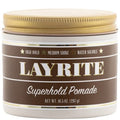 Layrite Superhold Pomade - Maximum Hold Hair Styling Product | 4 Oz for All-Day Control