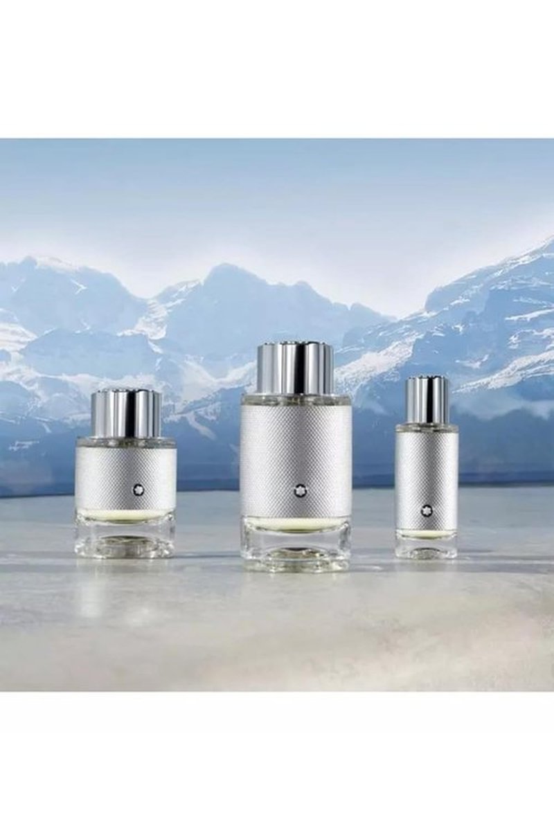 MONTBLANC - Explorer Platinum Eau de Parfum - Woody & Ambery Men's Fragrance - 3.4 oz