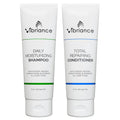 Vibriance Shampoo & Conditioner Set - Biotin-Infused Strengthening Wash for Dry, Damaged Hair - Deeply Hydrating & Moisturizing