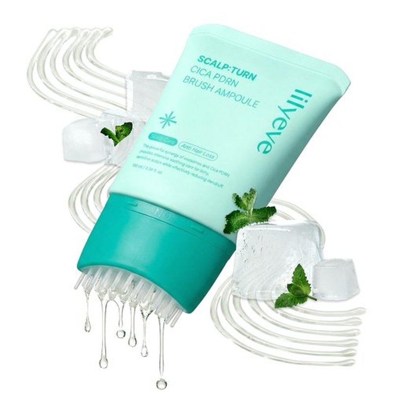 Lilyeve SCALPTURN Cica PDRN Scalp Serum - Strengthen Hair Roots & Relieve Itchy Scalp | 3.38 fl. oz.