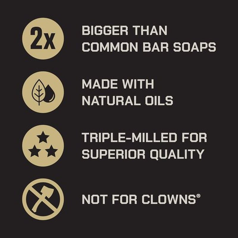 Duke Cannon Big Brick of Soap - Old Glory | 10oz Triple-Milled Bar for Men | Long-Lasting Leather & Tobacco Scent | Natural Oils | Supports U.S. Veterans
