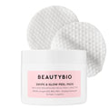 BeautyBio Swipe & Glow Peel Pads - Clarifying Multi-Acid Facial Resurfacing Pads (50 Count)