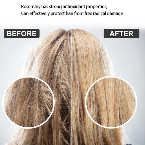Natural Hair Growth Serum:Hair Growth Spray with Rosemary, Bataua Oil & Biotin - Non-Greasy, Hormone - Free Treatment,Promotes Thicker, Fuller Hair for Women & Men - All Thinning Hair (2 Fl Oz, FF)