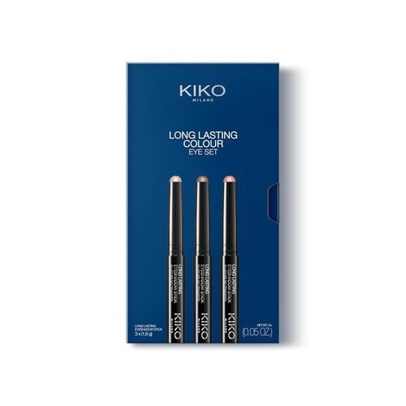 KIKO Milano Long-Lasting Colour Eye Set 01 - 3 Eyeshadow Sticks With 24-Hour Wear