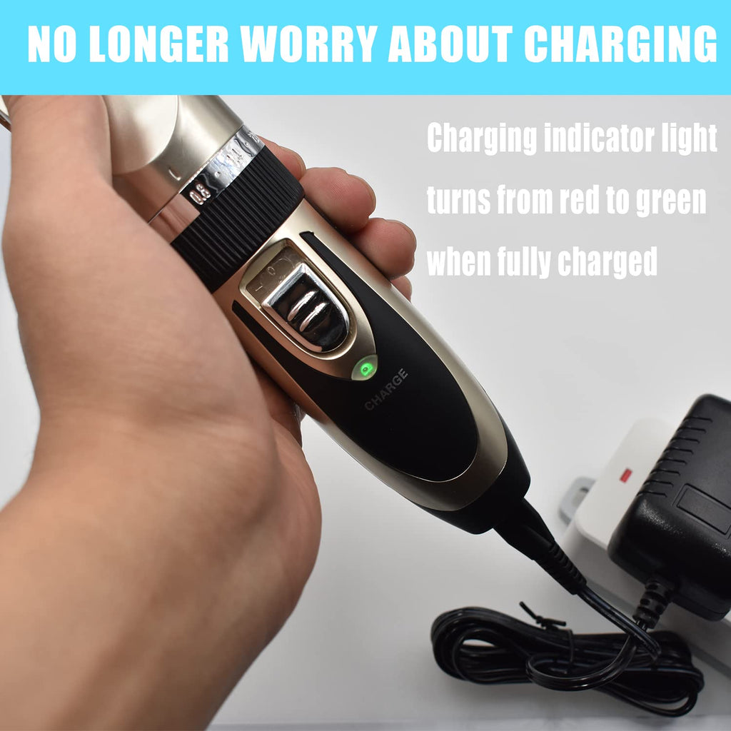 BOEEA Charger Fits oneisall Low Noise Dog Clippers, Replacement Charger Cord Compatible with SUPRENT Hair Clippers