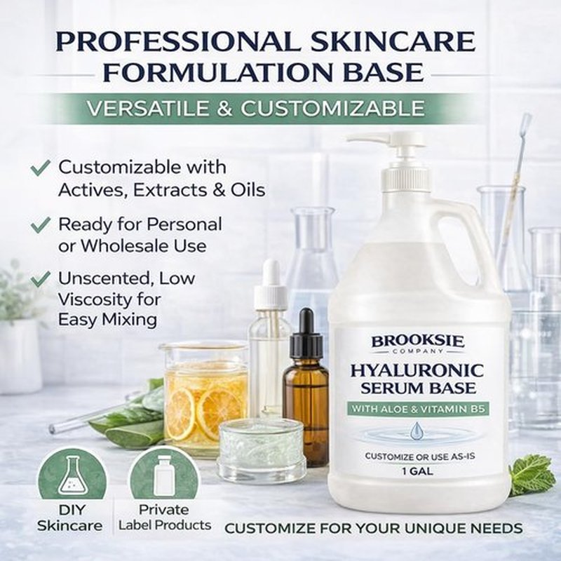 Regine Switzerland Hyaluronic Acid Serum - Ultra-Hydrating Formula with Aloe & Vitamin B5 | 1 Gallon