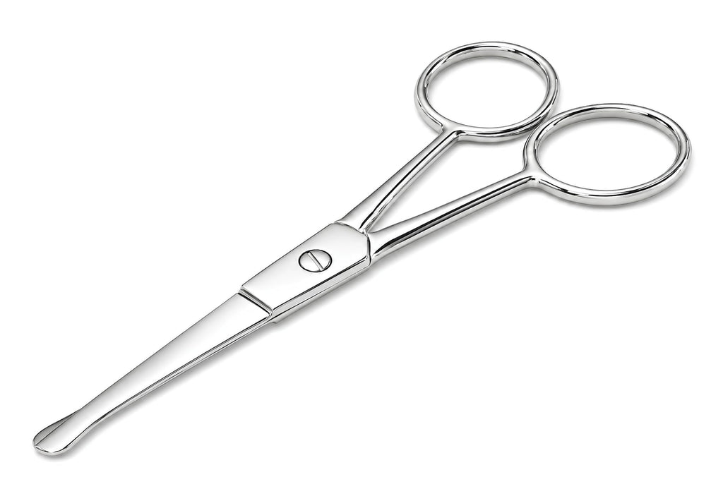Coco's Rounded Safety Nose & Ear Hair Scissors – Precision Stainless Steel Grooming Tool for Men & Women, Eyebrow & Facial Hair Trimming, Mustache, Beard, Baby Nail & Pet Care