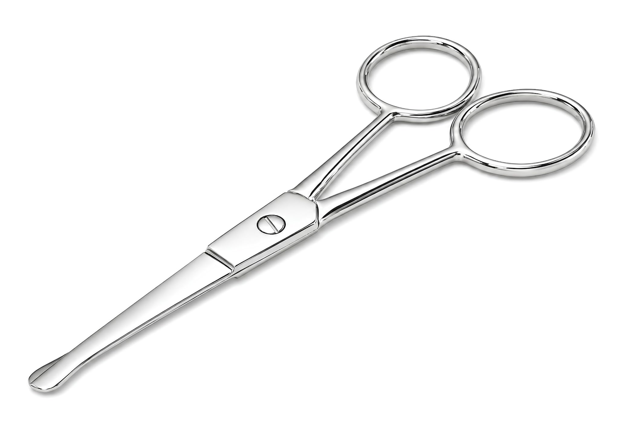 Coco's Rounded Safety Nose & Ear Hair Scissors – Precision Stainless Steel Grooming Tool for Men & Women, Eyebrow & Facial Hair Trimming, Mustache, Beard, Baby Nail & Pet Care