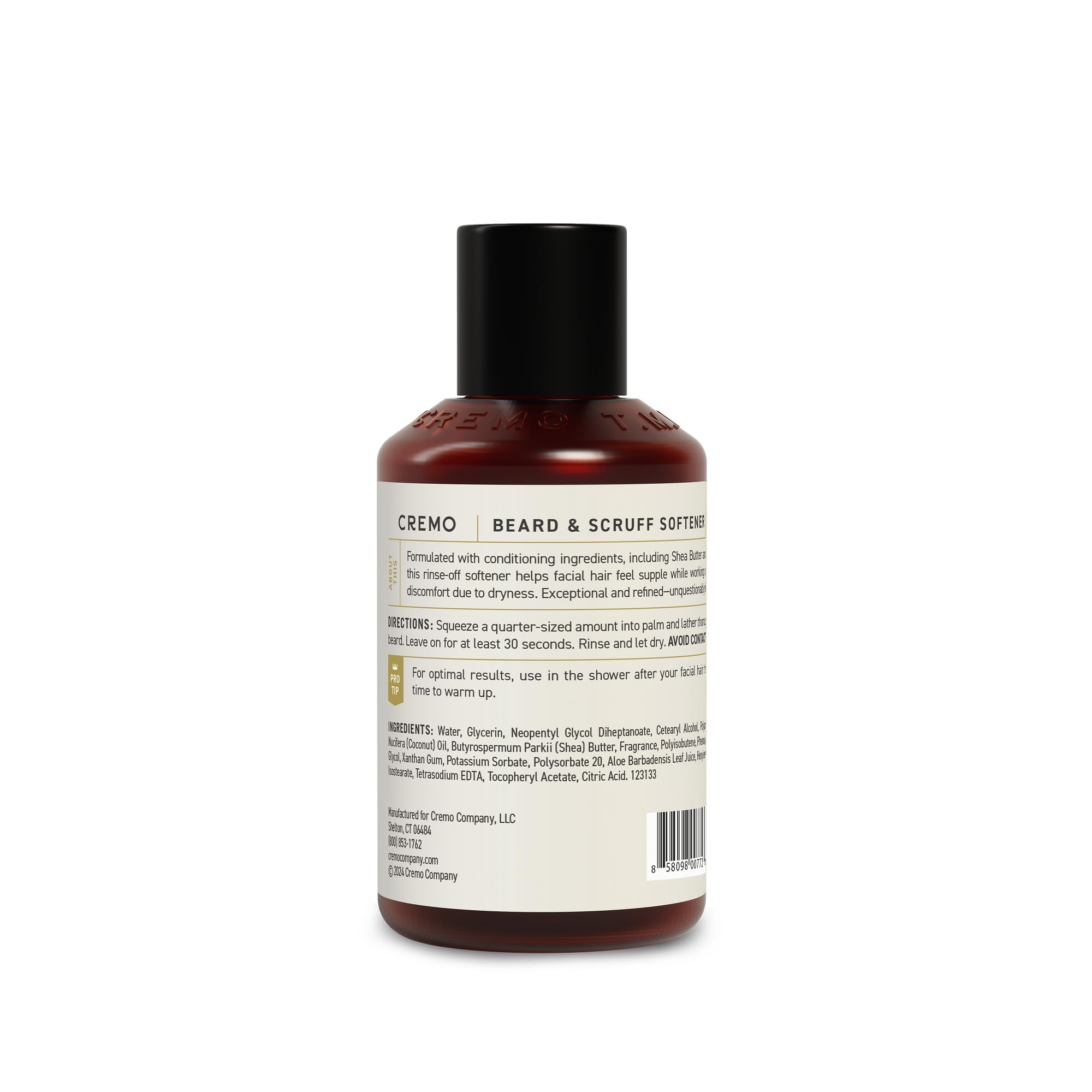 Cremo Cedar Forest Beard & Scruff Softener,Softens and Conditions Coarse Facial Hair of all Lengths in Just 30 Seconds,6 Fluid Ounce,(Pack of 2)